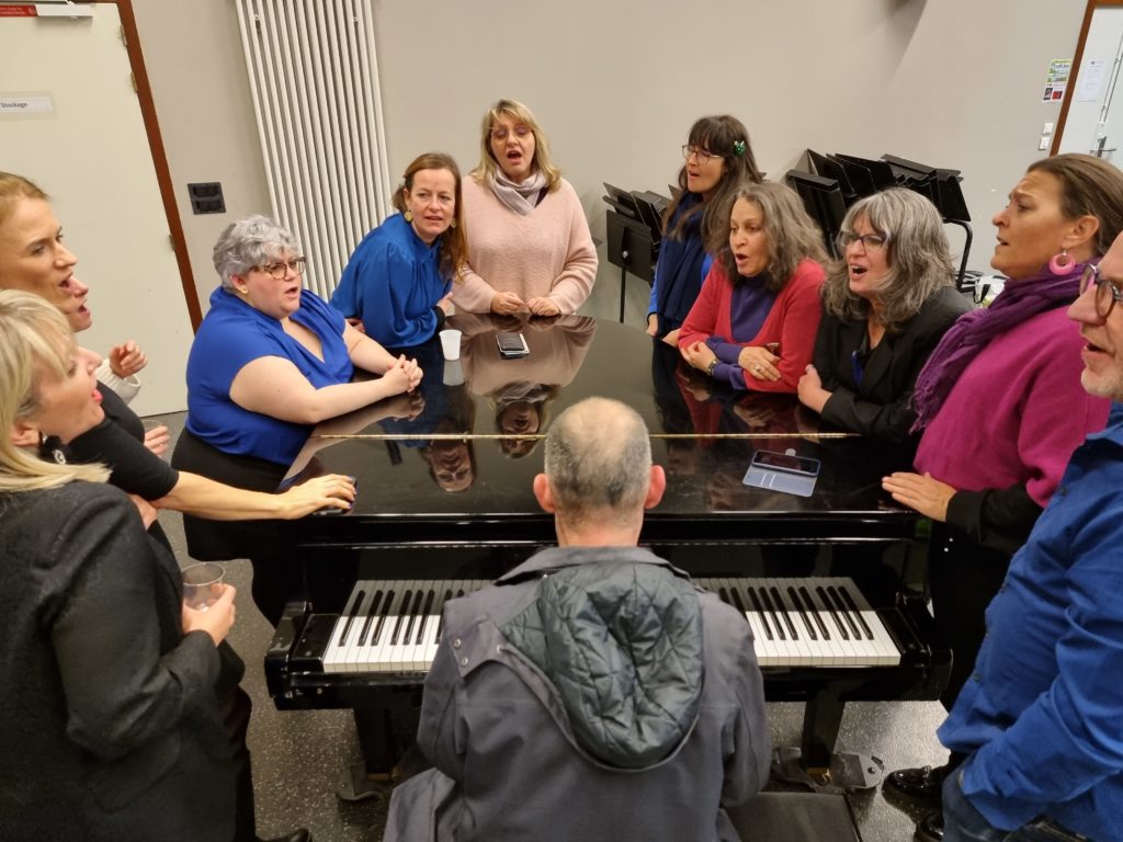 Répétition Décembre 2022 The Keystones chœur pop rock Tours