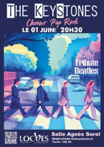 concert-the-keystones-Tribute-beatles-Salle-Agnes-Sorel-Loches-1-juin-2024