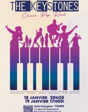 affiche_concert_The-Keystones_pop_rock_Tours_Salle-Ockeghem_Janvier_2025